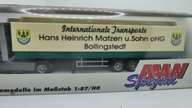 AWM 1:87 H0 vrachtwagen Mercedes Hans Heinrich Matzen OVP 70871