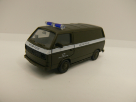 Herpa 1:87 Militair H0 VW Bus T3 MP Military Police for official use only US Army