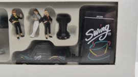 Preiser 1:87 H0 Suzuki met aanhanger Swing en toebehoren ovp 33228