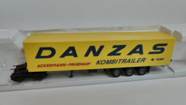 Roco H0 goederenwagon Kombirail DB Danzas uitbreidingswagon ovp 1914