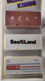 Modelpower 1:87 H0 Container 20' ACL - Sealand -race ovp 9331