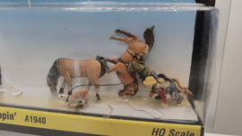 Woodland 1:87 H0 Scenics Cowboy Scene ovp A1940