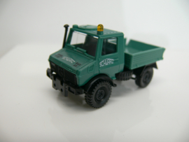 Roco 1:87 HO Baustellenset Unimog / Saurer Bus Schwarz Bau ovp 1526