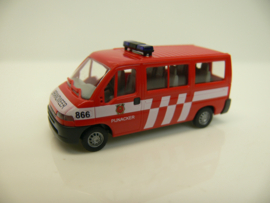 Busch 1:87 HO Peugeot Boxer BRandweer Pijnacker ovp 47377