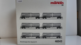 Märklin H0 Ketelwagenset Nacco 6 delig ovp 46543