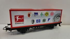 Marklin H0 goederenwagon containerwagon  Club Jaarwagen 2017 Start up Bundesliga  ovp 48617