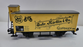 Märklin H0 Goederenwagon opdruk Gebr. Märklin&Co Göppingen in fraai blikken doosje Ima 2013 ovp 94420