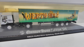 Herpa 1:87 H0 vrachtwagen Iveco Eurotech Wert Holz serie Creative truck edition 1994