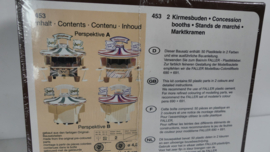 Faller  H0 1:87 Marktkramen / Circus stands 2x  ovp 453