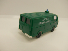 Wiking 1:87 H0 Polizei VW Transporter Taucher Druckkammer 10417