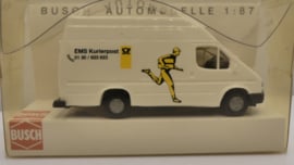 Busch 1:87 H0 Ford Transit EMS Kurierpost Deutsche Bundes Post  ovp
