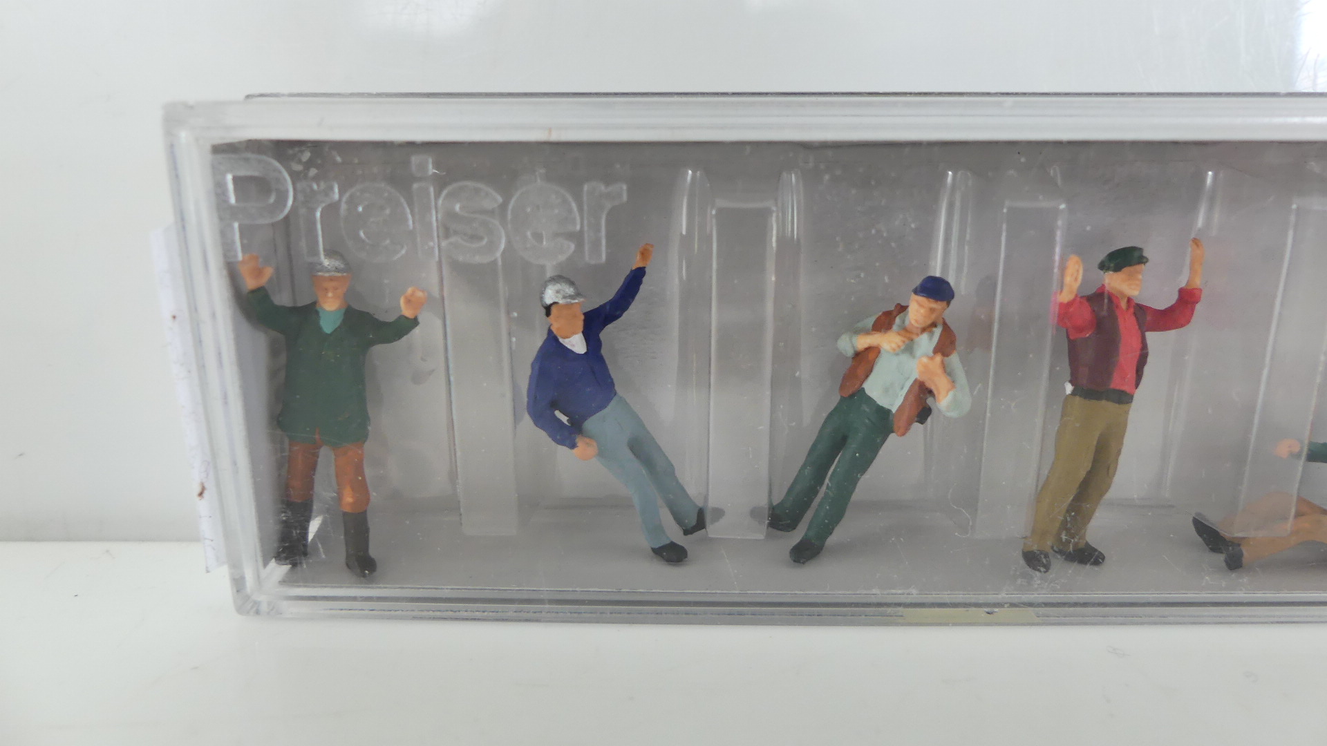 Preiser 1:87 H0  werkers SAW Mill Crew USA uitgave ovp 1010050