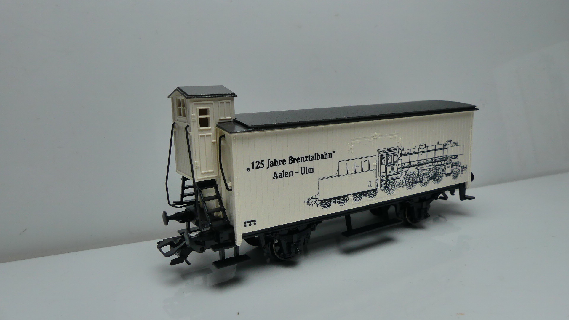 Märklin H0 Goederenwagon Märklin 125 Jahre Brenztalbahn Aalen - Ulm ovp 94094