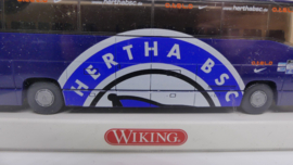 Wiking 1:87 H0 Mercedes O 404 RHD spelersbus Hertha BSC Berlin ovp 714 13 46