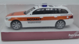 Herpa 1:87 H0 BMW 5 Serie Tourer Notarzt Nördlingen ovp 047036