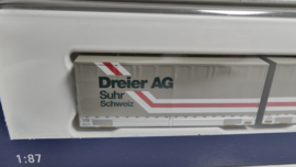 Rietze 1:87 H0  Afzet containers - wisselbak containers Dreier AG Suhr Schweiz ovp 89038.01
