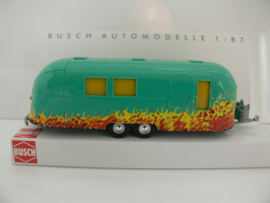 Busch 1:87 HO Airstream caravan Imbiss ovp 44983