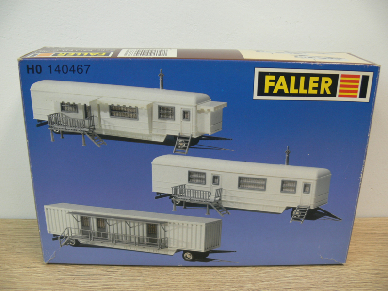 Bouwdoos Faller Kermis Woonwagens set 3 stuks ovp 140467