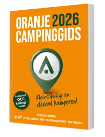 ORANJE CAMPINGGids KLEINSCHALIGE CAMPINGS  2026  **ALVAST RESERVEREN** (Levering medio December 2025)
