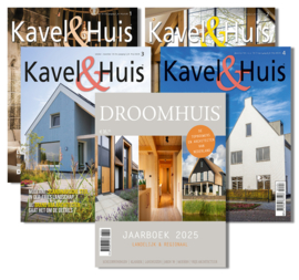 Jaarabonnement  4 aankomende nummers + Jaarboek Droomhuis (in januari)