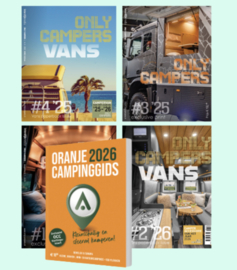 ABONNEMENT ONLY CAMPERS + Oranje Campinggids