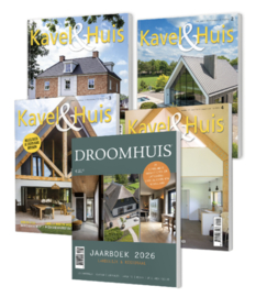 Kavel & Huis abonnement / 4 edities + Jaarboek Droomhuis & cadeau