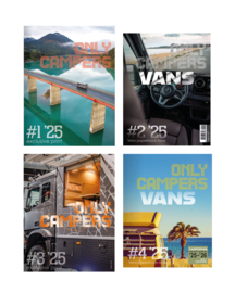 ABONNEMENT ONLY CAMPERS/ aankomende 4 edities - 1e jaar