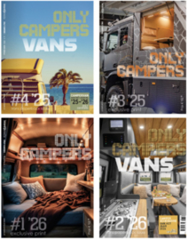 ABONNEMENT ONLY CAMPERS/ aankomende 4 edities - 1e jaar