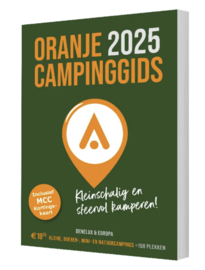 Abonnement 1e jaar / 4 edities + Oranje Campinggids Kleinschalige Campings (in december 2025)