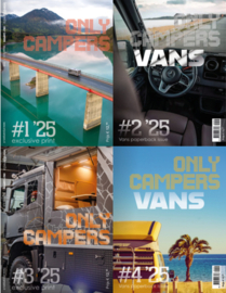 ONLY CAMPERS Jaargang 2025 - 4 edities