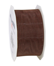 Organza Slitted bruin