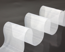 Organza Slitted wit
