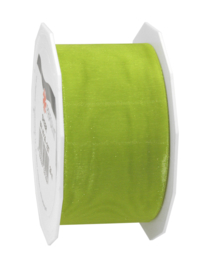 Organza Slitted limegroen