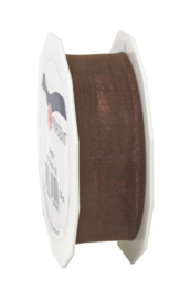 Organza Slitted bruin