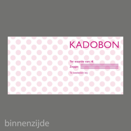 Kadobon stip fuchsia