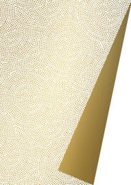 spirograph beige/gold