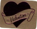 Valentijn stickers goud-fuchsia