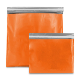 Plastic Verzendzak oranje