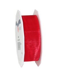 Organza Slitted rood
