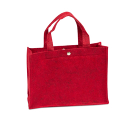 Mini Vilten tassen met dukknop rood