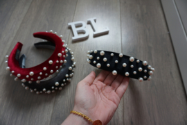 Pearl headband Black