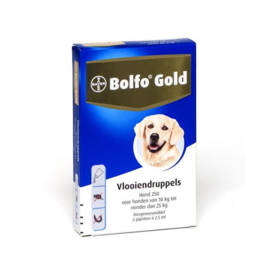 Bolfo Gold Honden 2 Pipetten 4 varianten