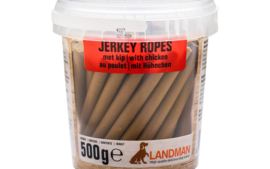 Jerkey strips en ropes 500 gram