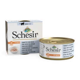 Schesir Kat tonijn zeebaars saus 70gr