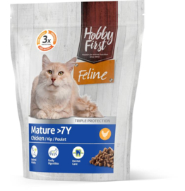 Hobby First Feline Senior Kip 0.8kg