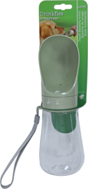Boon drinkfles travel met draagkoord warmgrijs 450 ml