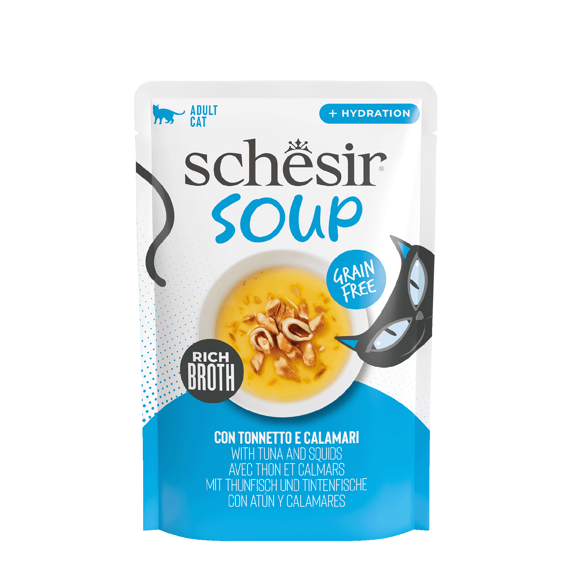 Schesir Soup Tonijn en Inktvis