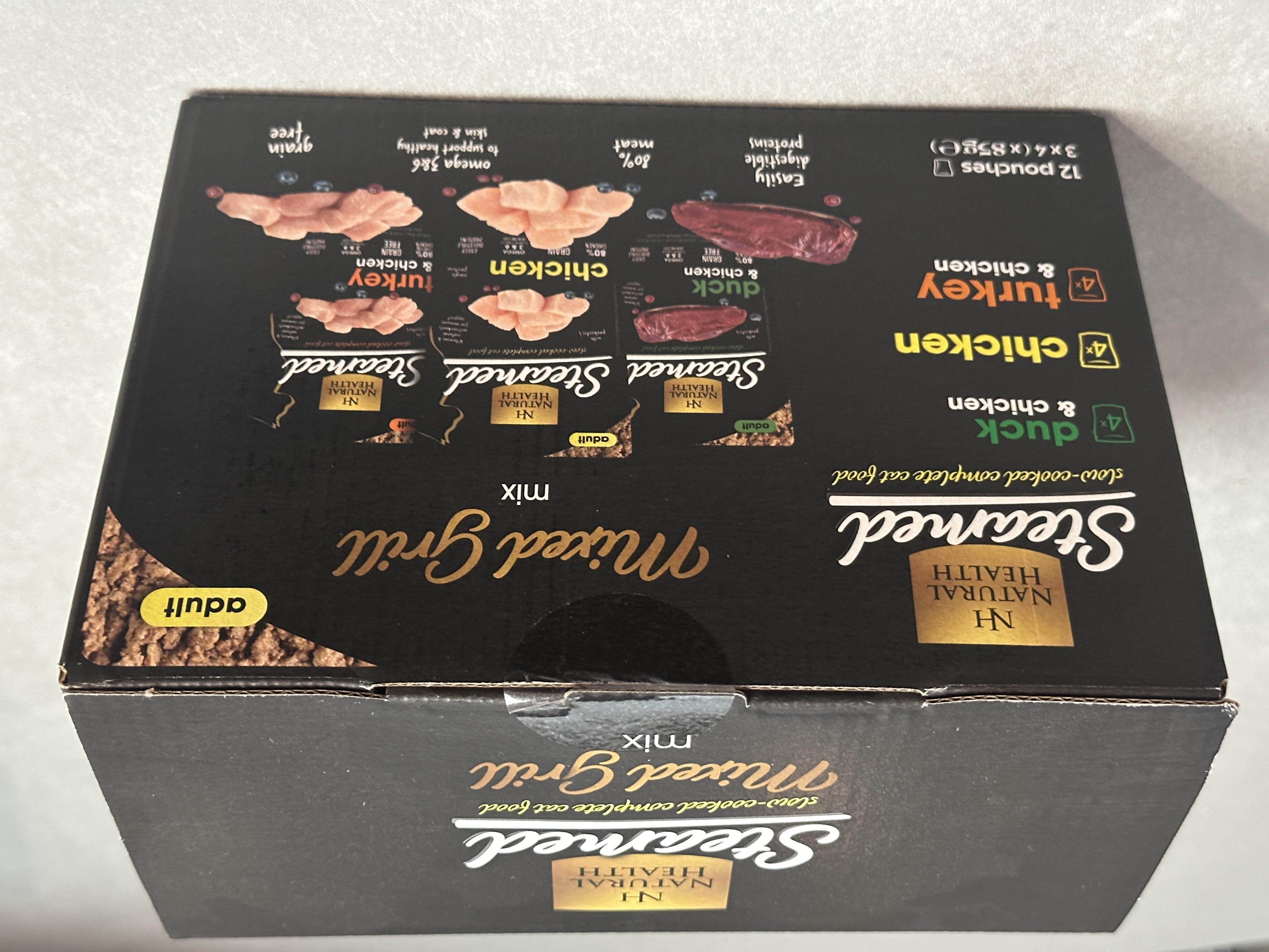 Natural Health Cat Steamed MP Mixed Grill 12x85g