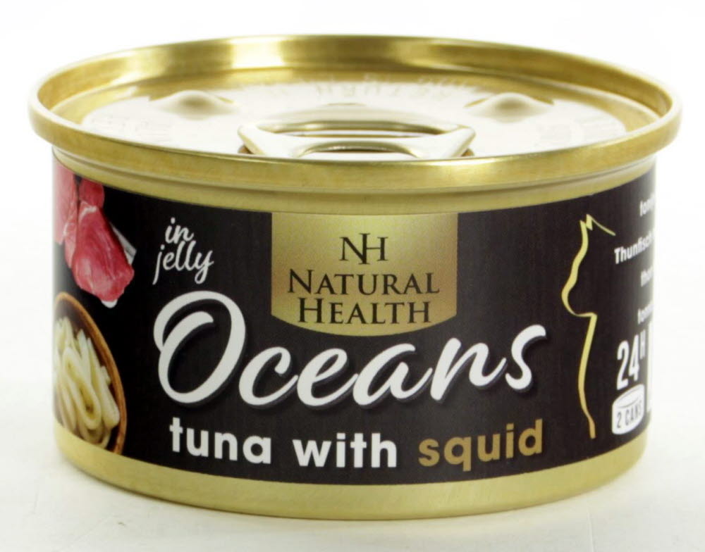Natural Health Cat Oceans Tuna & Squid 85g