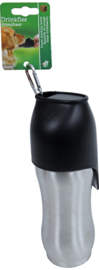 Boon draagbare drinkfles met karabijnhaak aluminium 600 ml
